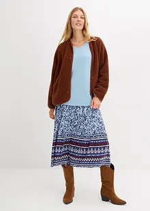 Maglione in filato fine morbido con maniche a palloncino, bonprix Maglione in filato fine morbido con maniche a palloncino, bonprix