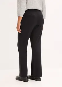 Pantaloni con elastico in vita in punto di Roma, bonprix Pantaloni con elastico in vita in punto di Roma, bonprix