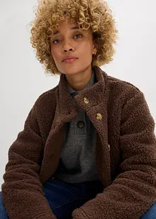 Giacca in pile teddy, bonprix Giacca in pile teddy, bonprix