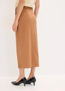 Gonna longuette in similpelle scamosciata, bonprix Gonna longuette in similpelle scamosciata, bonprix