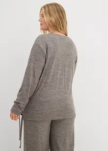 Cardigan incrociato effetto maglia, bonprix Cardigan incrociato effetto maglia, bonprix