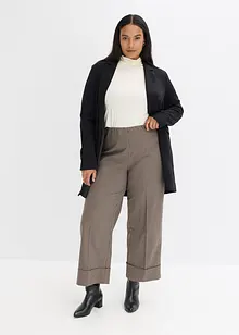 Pantaloni con elastico in vita a quadri, bonprix Pantaloni con elastico in vita a quadri, bonprix
