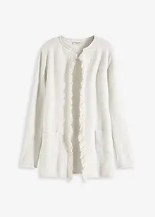 Maxi cardigan con paillettes e filato lucido, bonprix Maxi cardigan con paillettes e filato lucido, bonprix
