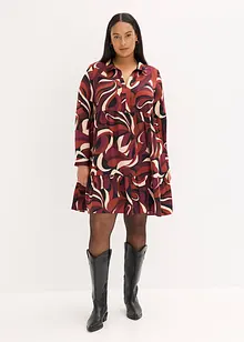 Abito tunica in satin fluente, bonprix Abito tunica in satin fluente, bonprix