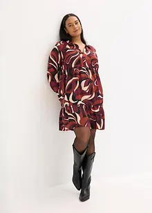 Abito tunica in satin fluente, bonprix Abito tunica in satin fluente, bonprix