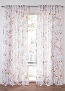 Tenda trasparente con poliestere riciclato (pacco da 1), bonprix Tenda trasparente con poliestere riciclato (pacco da 1), bonprix