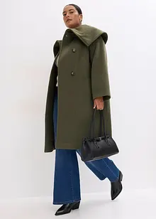 Cappotto a collo ampio in simil lana, bonprix Cappotto a collo ampio in simil lana, bonprix