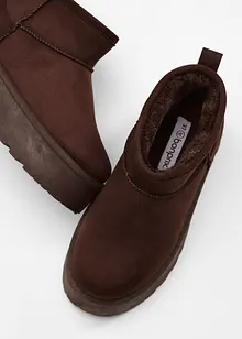 Scarponcini foderati con plateau, bonprix Scarponcini foderati con plateau, bonprix