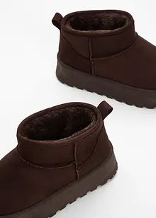 Scarponcini foderati con plateau, bonprix Scarponcini foderati con plateau, bonprix