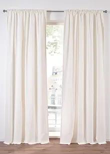 Tenda in cotone biologico normale e extra lunga (pacco da 1), bonprix Tenda in cotone biologico normale e extra lunga (pacco da 1), bonprix