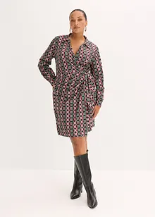 Abito a portafoglio in jersey strutturato, bonprix Abito a portafoglio in jersey strutturato, bonprix