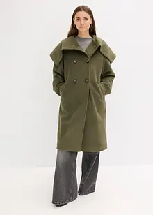 Cappotto a collo ampio in simil lana, bonprix Cappotto a collo ampio in simil lana, bonprix