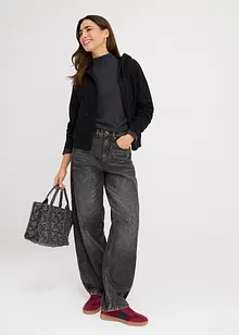 Felpa con zip oversize, bonprix Felpa con zip oversize, bonprix