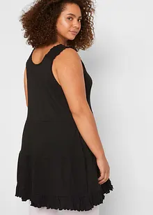 Top lungo con volant e spalline larghe, bonprix Top lungo con volant e spalline larghe, bonprix