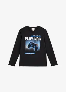 Maglia maniche lunghe in puro cotone biologico, bonprix Maglia maniche lunghe in puro cotone biologico, bonprix