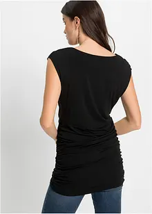 Maglia lunga con drappeggio, bonprix Maglia lunga con drappeggio, bonprix