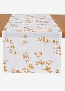 Runner da tavolo in cotone biologico con stampa lucida, bonprix Runner da tavolo in cotone biologico con stampa lucida, bonprix