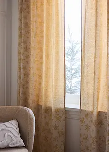 Tenda jacquard in cotone biologico (pacco da 1), bonprix Tenda jacquard in cotone biologico (pacco da 1), bonprix