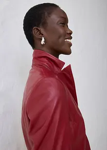 Blazer corto in nappa di agnello, bonprix Blazer corto in nappa di agnello, bonprix