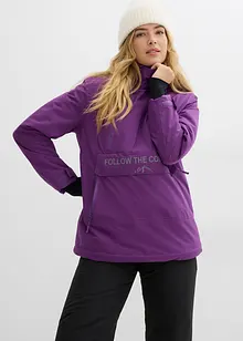 Giacca tecnica impermeabile da infilare con fodera in pile, bonprix Giacca tecnica impermeabile da infilare con fodera in pile, bonprix