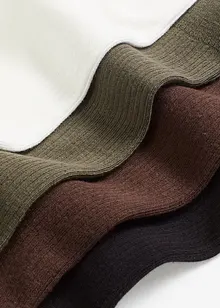 Calzini a coste con cotone biologico (pacco da 5 paia), bonprix Calzini a coste con cotone biologico (pacco da 5 paia), bonprix