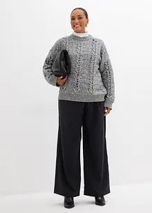 Pantaloni larghi in misto viscosa fluente, bonprix Pantaloni larghi in misto viscosa fluente, bonprix