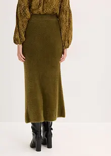 Gonna di maglia in filato morbido effetto piuma, bonprix Gonna di maglia in filato morbido effetto piuma, bonprix