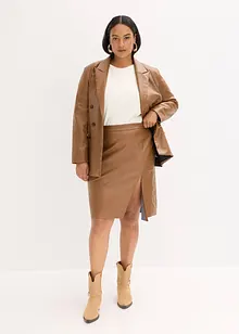 Gonna longuette in similpelle, bonprix Gonna longuette in similpelle, bonprix