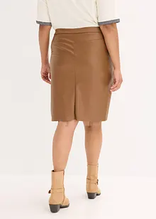 Gonna longuette in similpelle, bonprix Gonna longuette in similpelle, bonprix