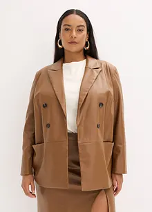 Blazer oversize in similpelle, bonprix Blazer oversize in similpelle, bonprix