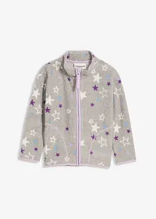 Giacca in pile morbido con dettagli a contrasto, bonprix Giacca in pile morbido con dettagli a contrasto, bonprix