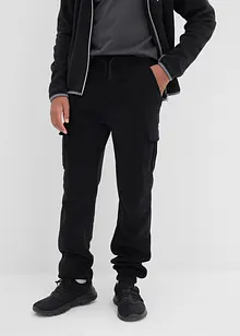 Pantaloni cargo in pile, regular fit, bonprix Pantaloni cargo in pile, regular fit, bonprix