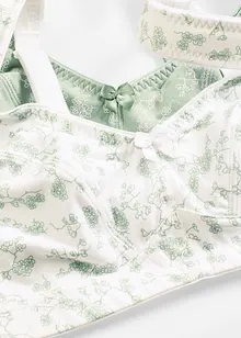 Reggiseno senza ferretto con cotone biologico morbido (pacco da 2), bonprix Reggiseno senza ferretto con cotone biologico morbido (pacco da 2), bonprix