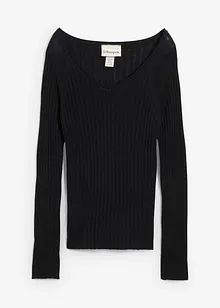 Maglione in filato fine di lana merino, bonprix Maglione in filato fine di lana merino, bonprix