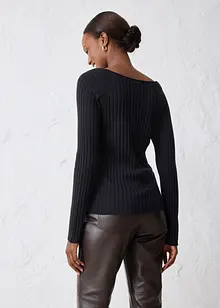 Maglione in filato fine di lana merino, bonprix Maglione in filato fine di lana merino, bonprix