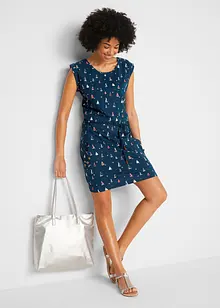 Abito in maglina fantasia con maniche ad aletta, bonprix Abito in maglina fantasia con maniche ad aletta, bonprix