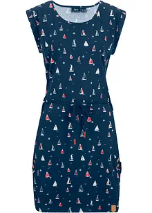 Abito in maglina fantasia con maniche ad aletta, bonprix Abito in maglina fantasia con maniche ad aletta, bonprix