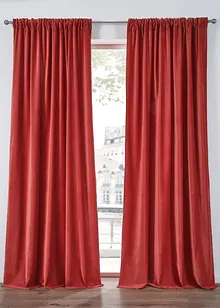 Tenda in velluto di cotone biologico (pacco da 1), bonprix Tenda in velluto di cotone biologico (pacco da 1), bonprix