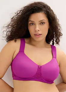 Reggiseno senza ferretto con coppe preformate e spalline imbottite, bonprix Reggiseno senza ferretto con coppe preformate e spalline imbottite, bonprix