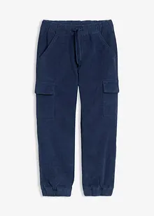 Pantaloni cargo termici in velluto a coste con fodera in jersey, regular fit, bonprix Pantaloni cargo termici in velluto a coste con fodera in jersey, regular fit, bonprix