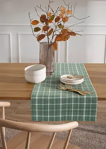 Runner tavolo a quadri in cotone biologico, bonprix Runner tavolo a quadri in cotone biologico, bonprix