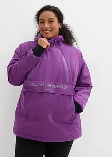 Giacca tecnica impermeabile da infilare con fodera in pile, bonprix Giacca tecnica impermeabile da infilare con fodera in pile, bonprix