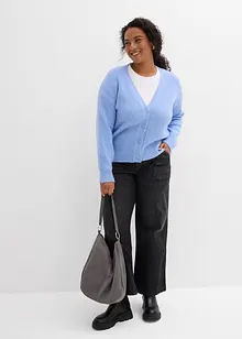 Cardigan a coste, bonprix Cardigan a coste, bonprix