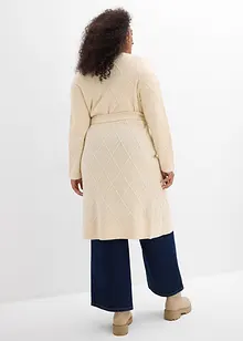 Maxi cardigan in maglia con motivo a rombi, bonprix Maxi cardigan in maglia con motivo a rombi, bonprix