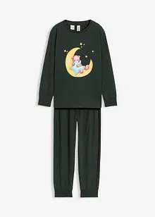 Pigiama in morbido cotone con stampa fosforescente, bonprix Pigiama in morbido cotone con stampa fosforescente, bonprix