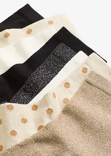 Calzini con lurex e cotone biologico (pacco da 8 paia), bonprix Calzini con lurex e cotone biologico (pacco da 8 paia), bonprix