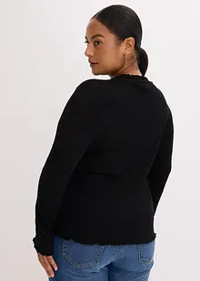 Maglia a costine in misto viscosa, bonprix Maglia a costine in misto viscosa, bonprix