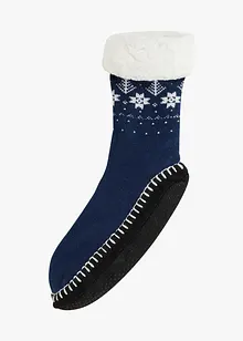 Calze antiscivolo da casa con suola cucita e fodera in peluche, bonprix Calze antiscivolo da casa con suola cucita e fodera in peluche, bonprix