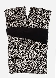 Biancheria da letto double-face leopardata con effetto cachemire, bonprix Biancheria da letto double-face leopardata con effetto cachemire, bonprix