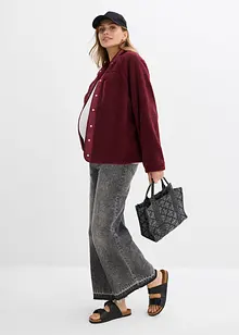 Giacca prémaman 3 in 1 in pile teddy con inserto babywearing, bonprix Giacca prémaman 3 in 1 in pile teddy con inserto babywearing, bonprix